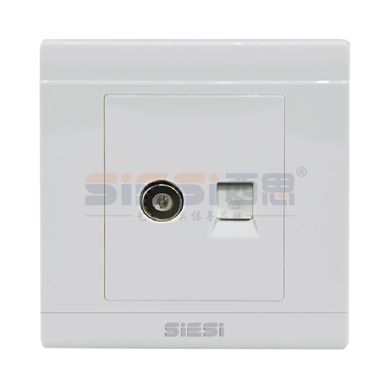 一位电视、、电话插座