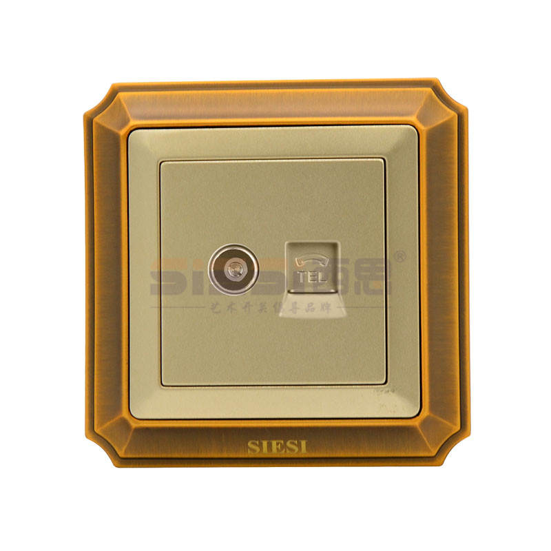 一位电视、电话插座